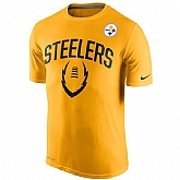 Pittsburgh Steelers Nike Legend Icon Performance WEM T-Shirt - Gold,baseball caps,new era cap wholesale,wholesale hats